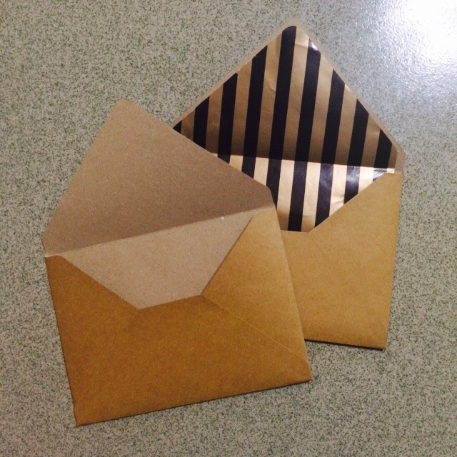 a7 brown kraft paper envelopes