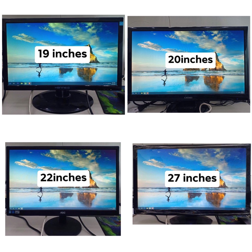 Computer PC monitor or cctv monitor 17 19 20 22 23 24 inches