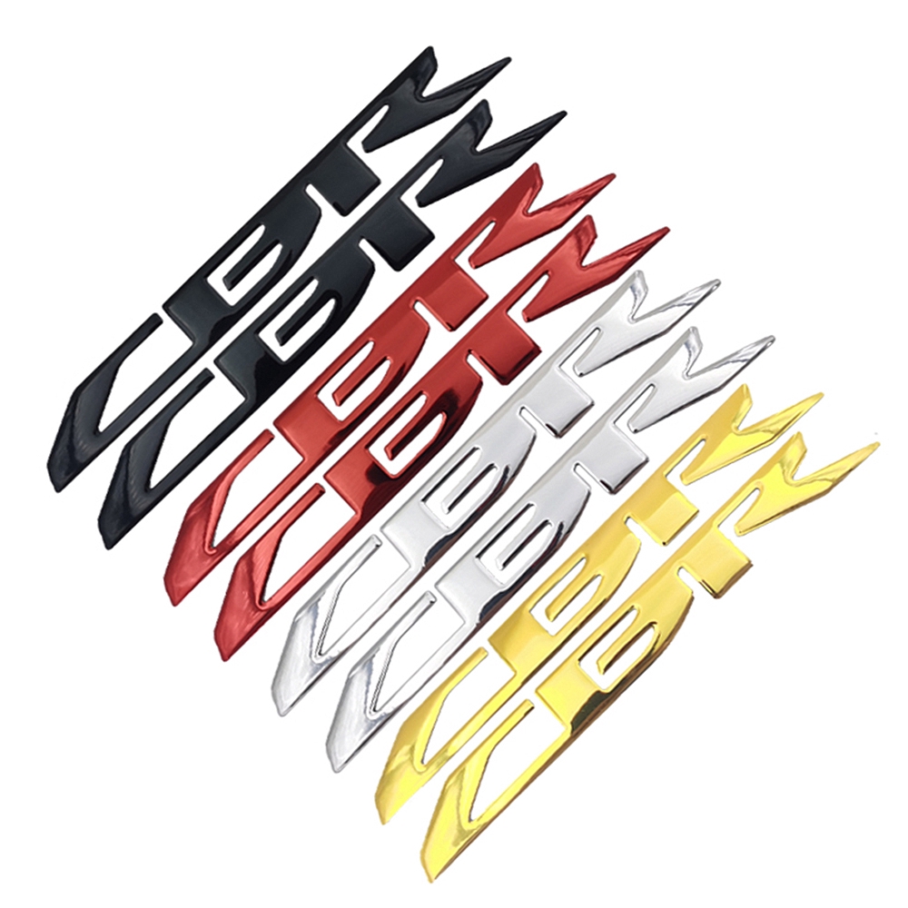 Motorcycle Gold Skull & Flame Fuel Tank Emblems - 3D Gel Rubber Decals (2-Piece)