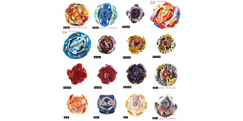 Beyblade Burst Bey Name List