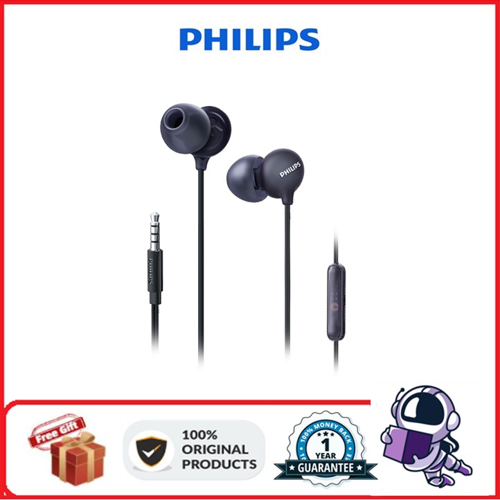 philips earphone with mic she2405