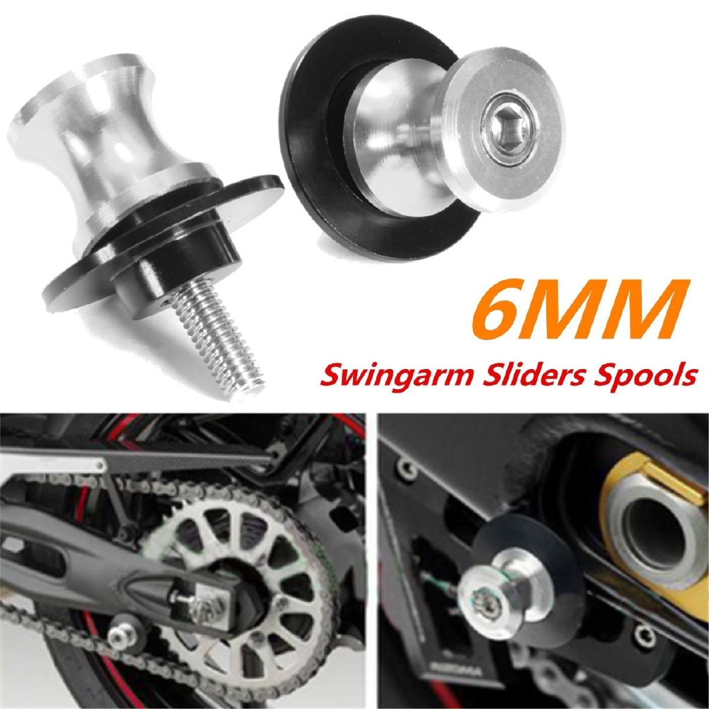 8mm CNC Swingarm Spools Sliders Universal For Suzuki  GSXR1000 2001-2014 08 09