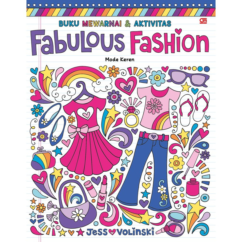 Download Gramedia Semarang Coloring Book And Activity Cool Mode Fabulous Fashion Shopee Philippines