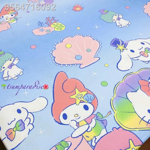 Fitted BedSheet Sanrio Characters Under the Sea Cinnamoroll Little Twin ...