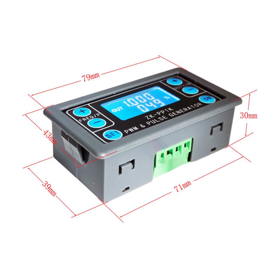 【COD】ZK-PP1K PWM Pulse Frequency Duty Cycle Adjustable Module Signal Generator