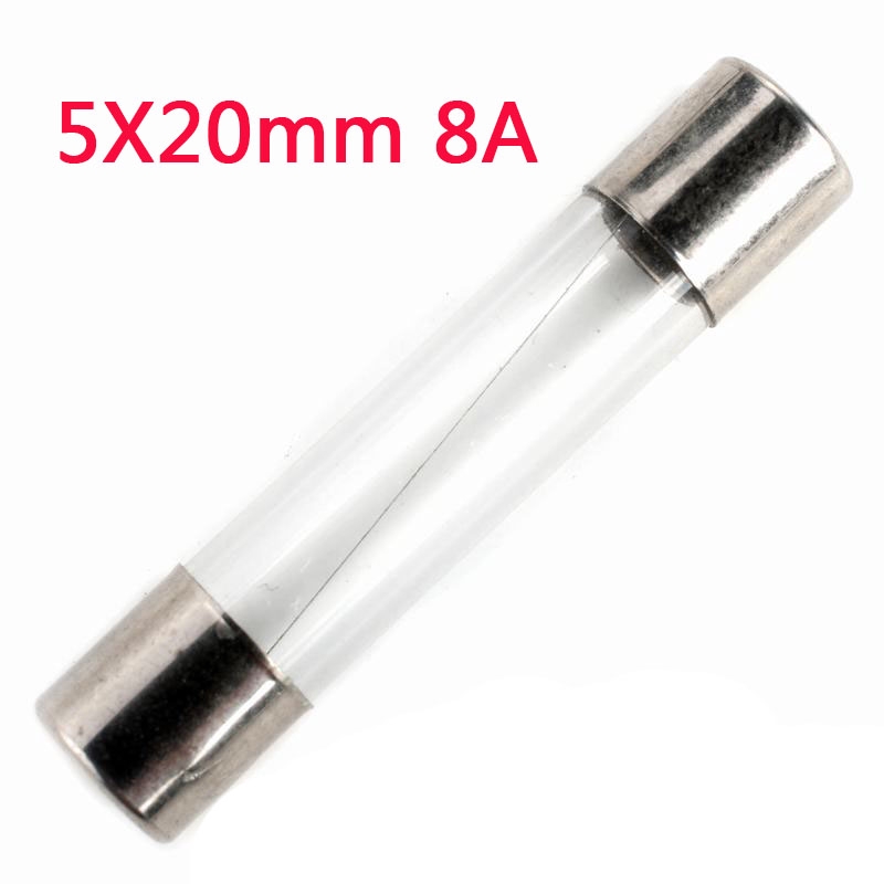 1-5x 0.1A to 25A 5x20 250V Fast Blow Fuse Quick Glass Tube Electrical Insurance