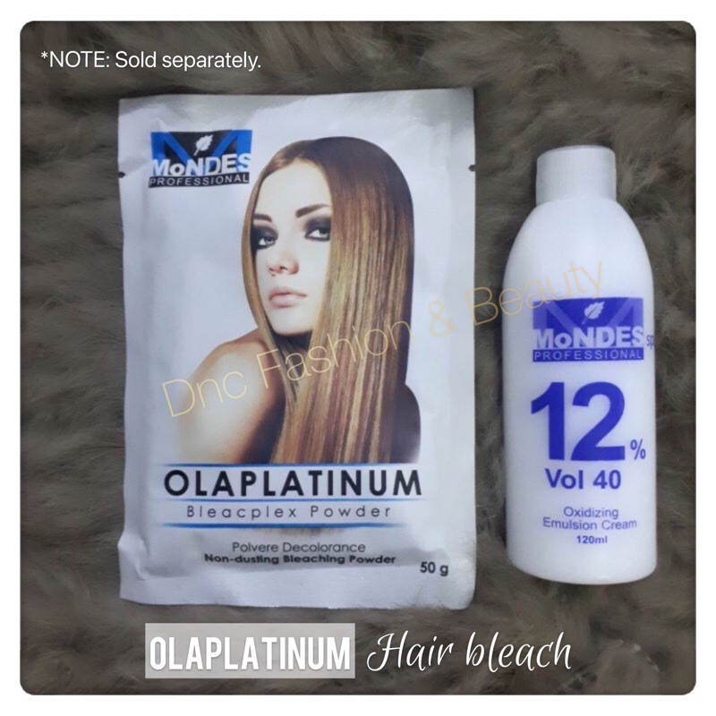 Mondes Olaplatinum Bleaching Powder / Hair bleaching | Shopee Philippines