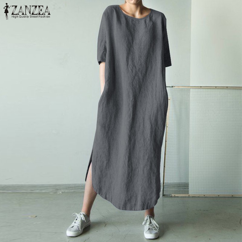 dark grey plus size dress