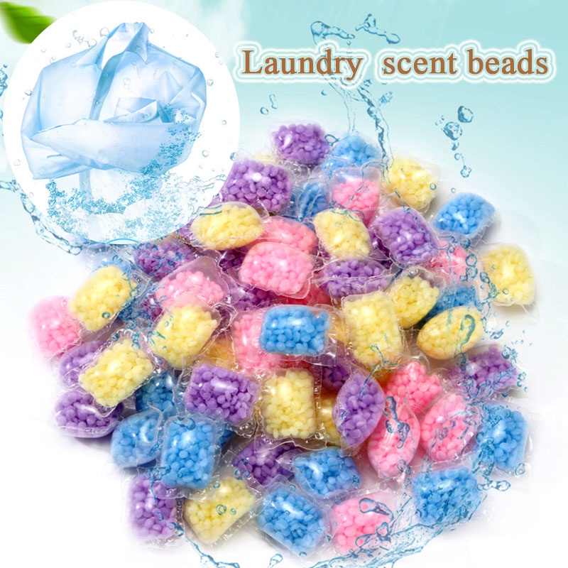 50 laundry aroma beads to enhance the cleaning of the clothing aroma multi color enhanced agent