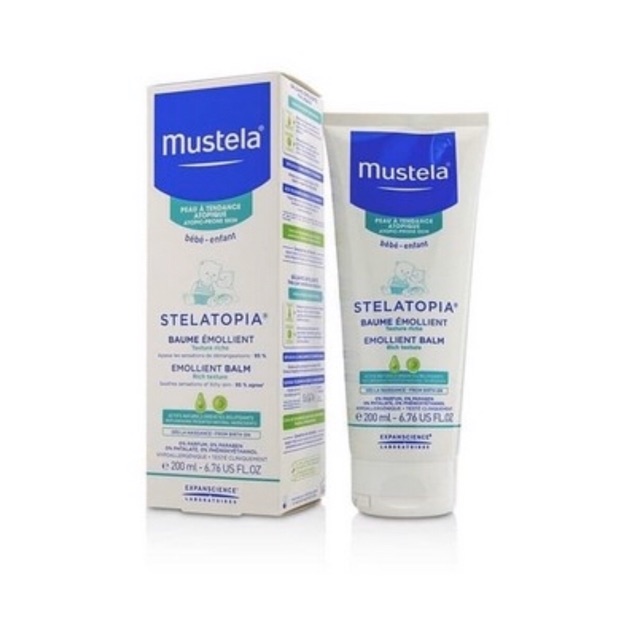 mustela stelatopia emollient cream 200 ml