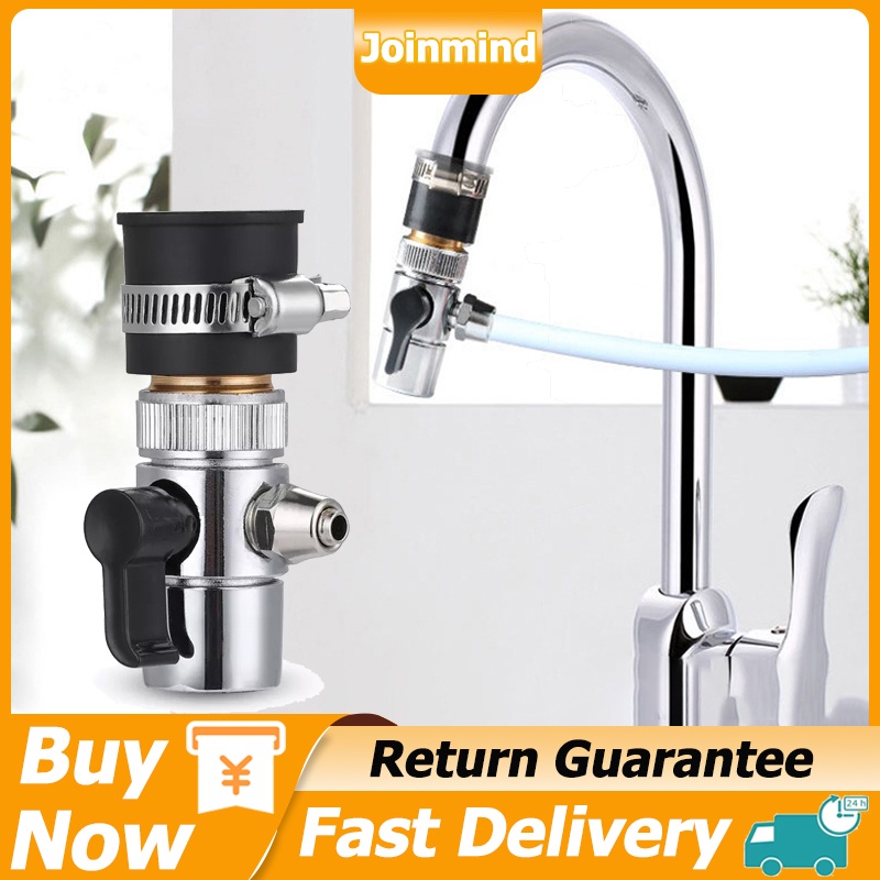 Original Tube Connector Faucet Adapter Diverter Valve Counter Top Water