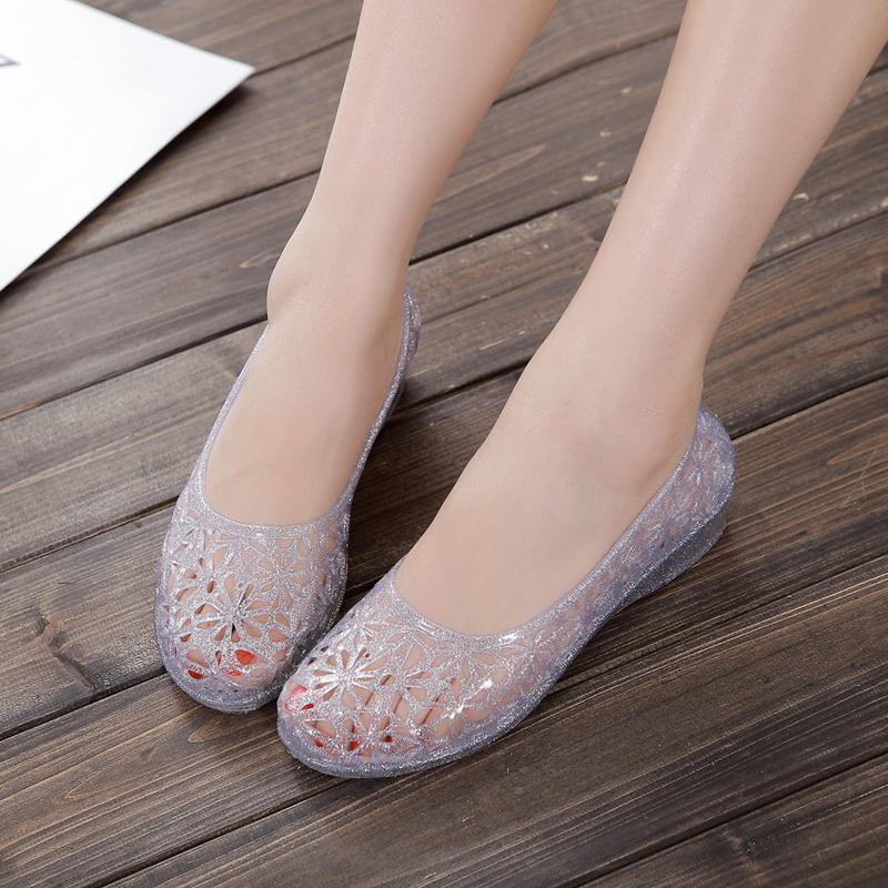 plastic shoes ladies