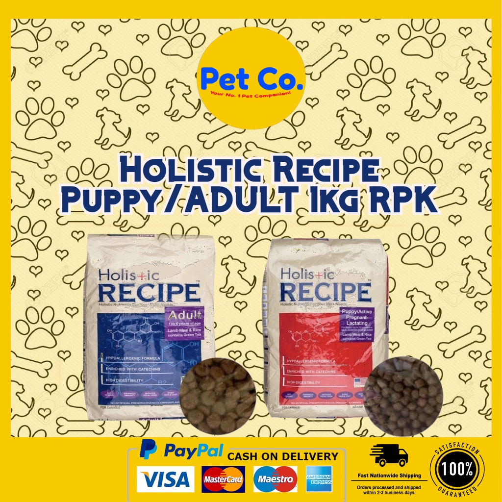 Holistic Recipe Puppy 1kg Lamb and Rice For Puppy and Adult Lactating