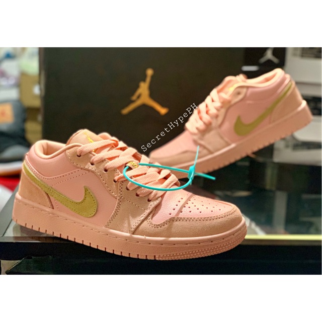 jordan 1 low beige pink