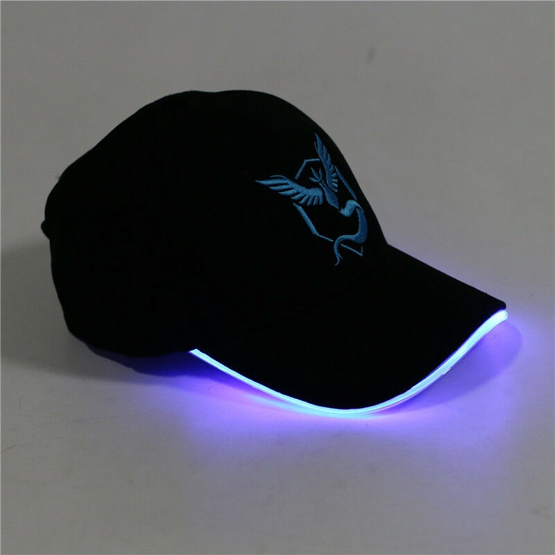 Chic LED Light Pokemon Go Cap Hat Team Valor Team