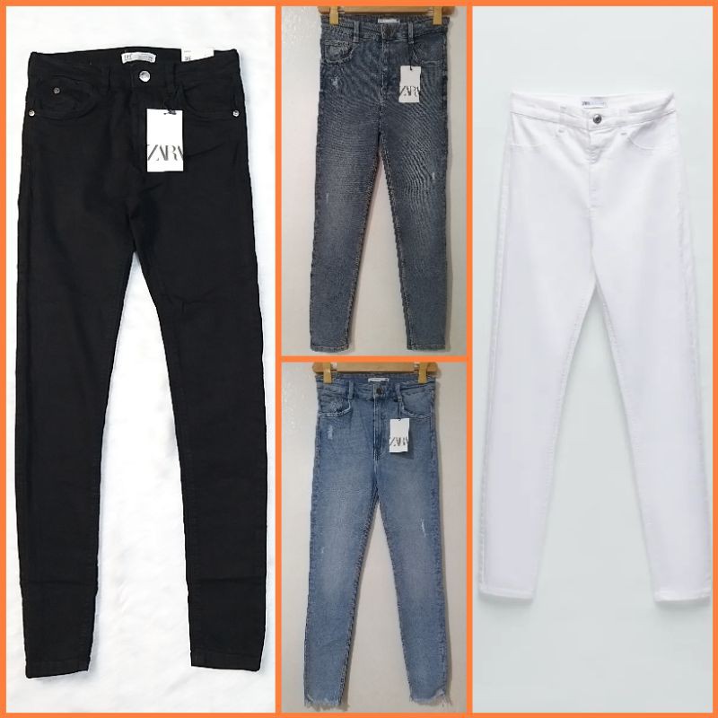 zara basic jeans