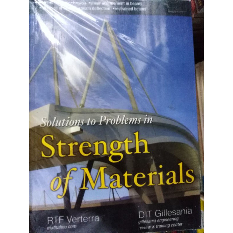strength of materials by Dit Gellisania Shopee Philippines