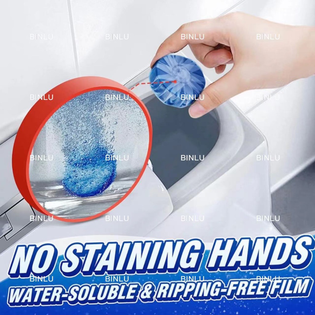 Blue bubble toilet deodorant,automatic flush concentrated cleaner,toilet bowl air freshener,BINLU
