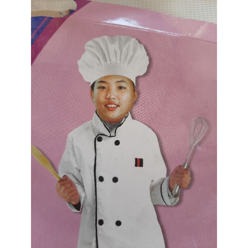 shop : CHEF BAKER Costume Kids Community Helper Career Toy | Shopee  Philippines