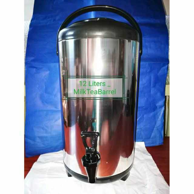 Milk Tea Barrel Stainless 12L Thermos Jug Water Jug Shopee Philippines