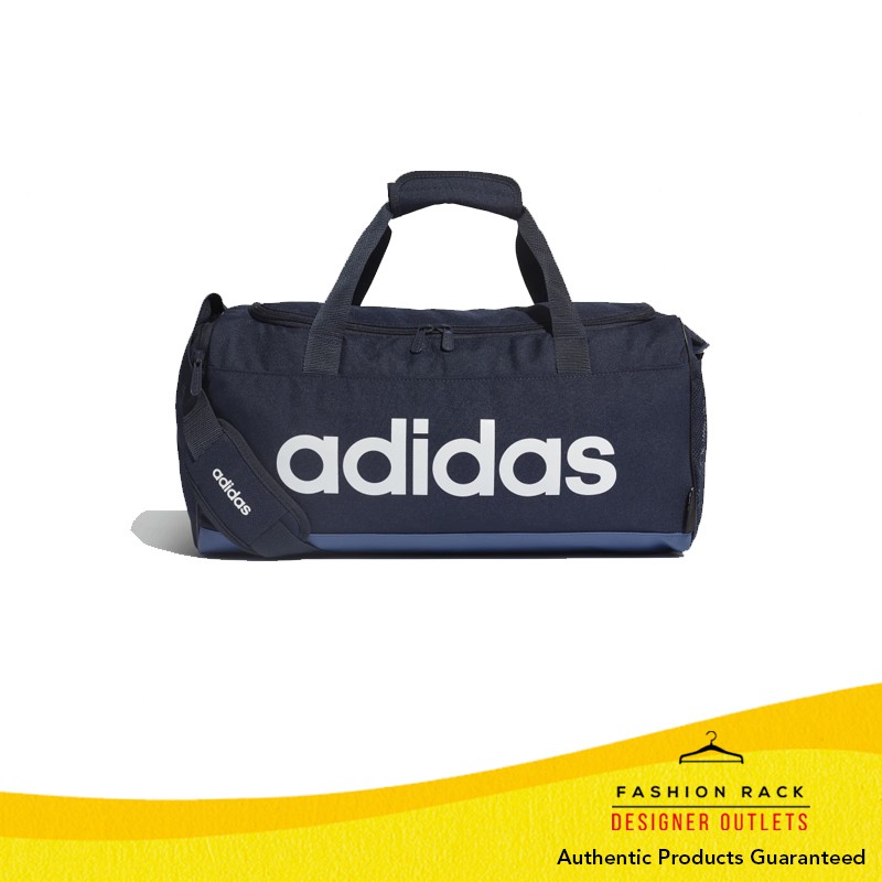 adidas linear logo small duffel bag