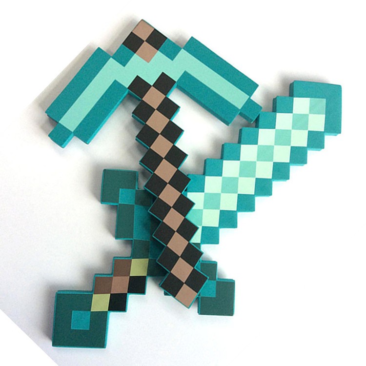 Minecraft Green Sword One Piece Toy For Kids Shopee Philippines