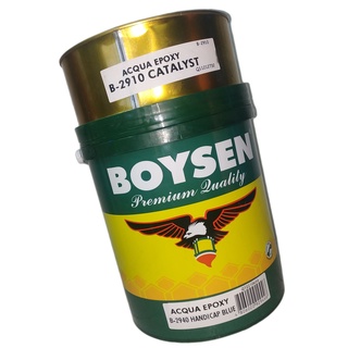 BOYSEN AQUA EPOXY B-2940 HANDICAP BLUE WITH CATALYST B-2910 ( 1 GALLON ...