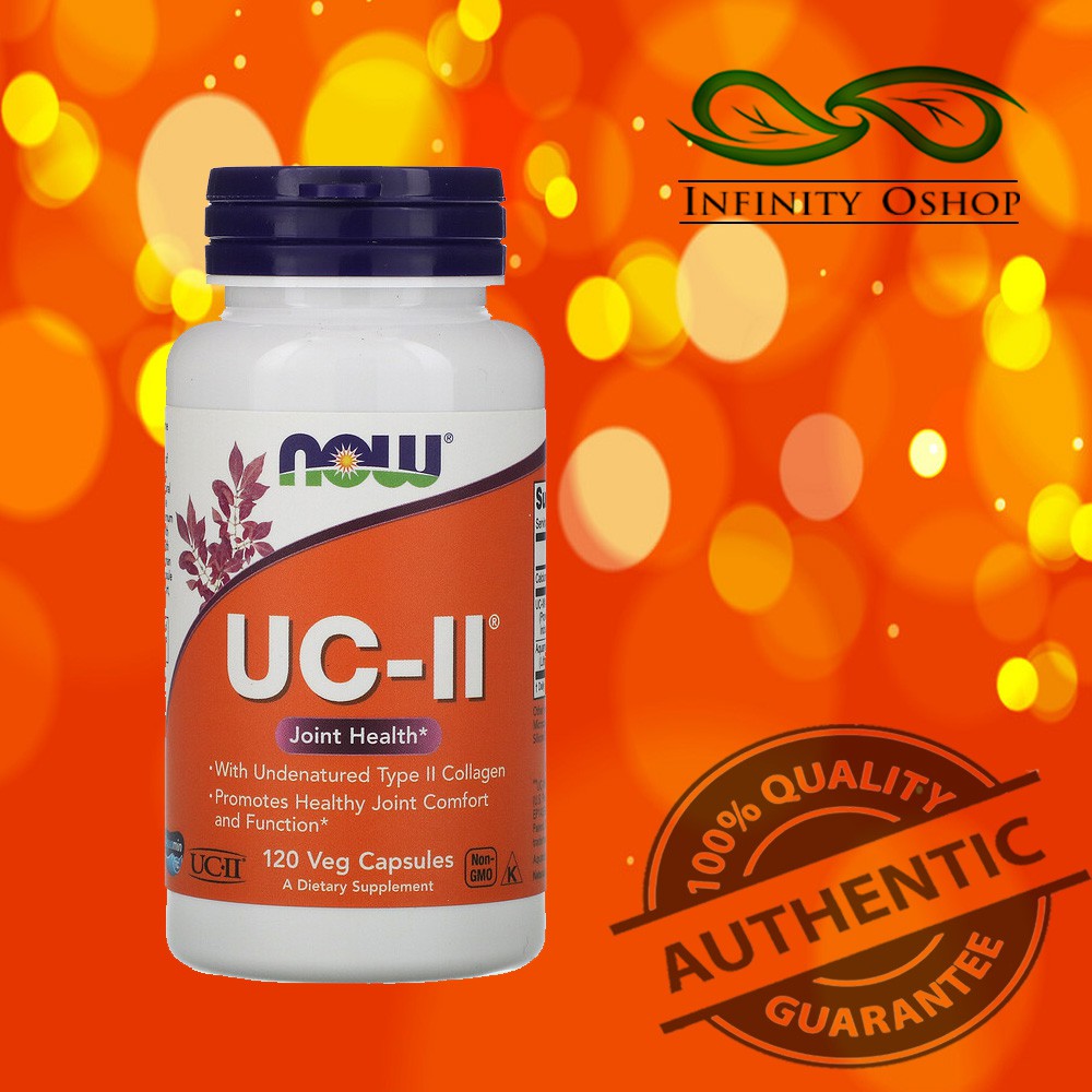 Now Foods, UC-II Joint Health, Undenatured Type II Collagen, 120 Veg  Capsules | Shopee Philippines