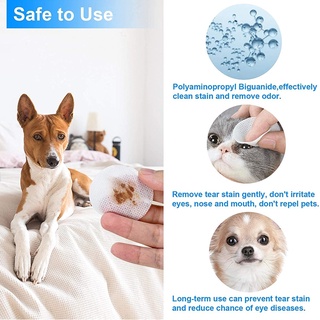 130PCS/Set  Pet Eye Wet Wipes Cat Dog Tear Stain Remover Pet Cleaning Paper Tissue Aloe Wipes #4