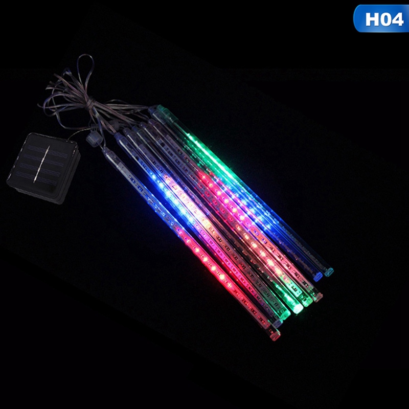 solar shower christmas lights