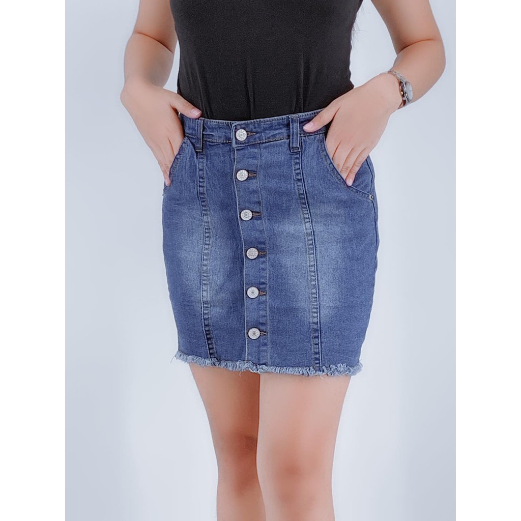 high waist palda maong