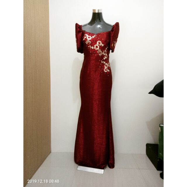 shopee filipiniana dress