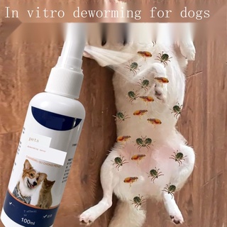 Anti Fleas Ticks Pet insecticide spray household flea medicine cat lice repellent artifact tick dog