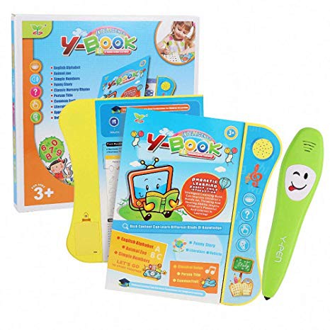 Y-BOOK Pronunciation Speaking Learning Book with Pen for Kids (Battery ...