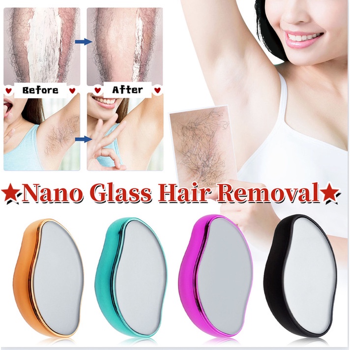 Nano Glass Hair Removal Washable Painless Gentle Hair Remover Delicate
