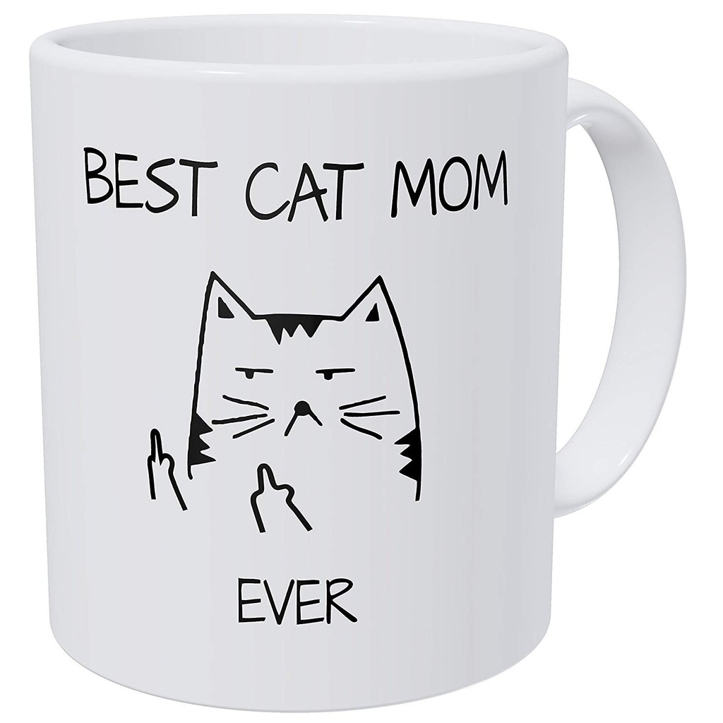 cat mom mug