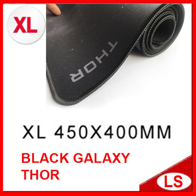 PH [XL] XRAYPAD BLACK GALAXY THOR FAST SPEED CLOTH GAMING MOUSE PAD
