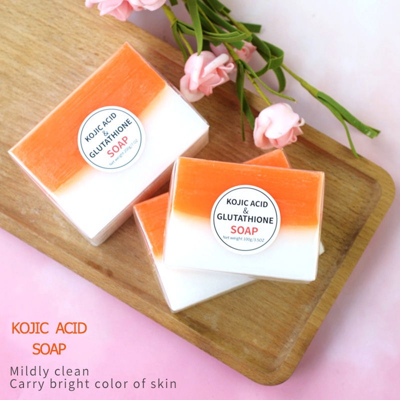 Kojic Acid Soap Dark Black Skin Lightening Soap Hand made Kogic Soap