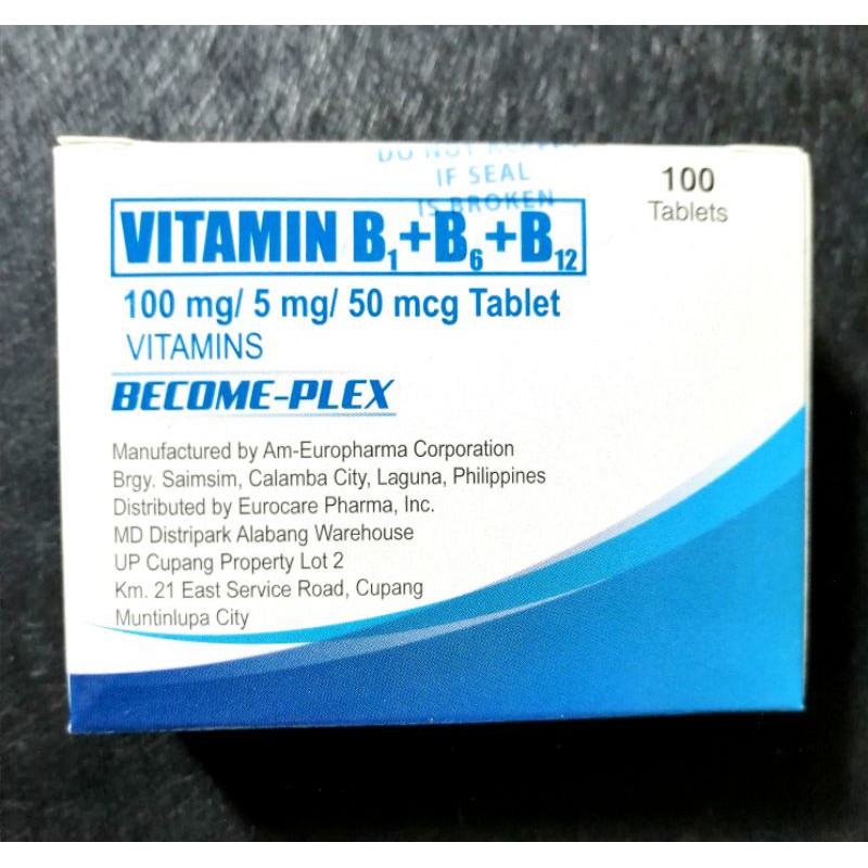 Vitamin B Complex Plex nervita revitaplex plexivit