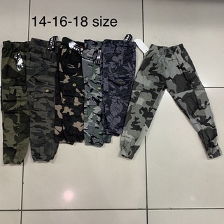 Unisex camouflage /plain jagger pants for 3-9year old #3