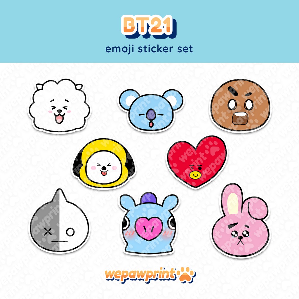 BT21 Emoji Stickers~! | Shopee Philippines