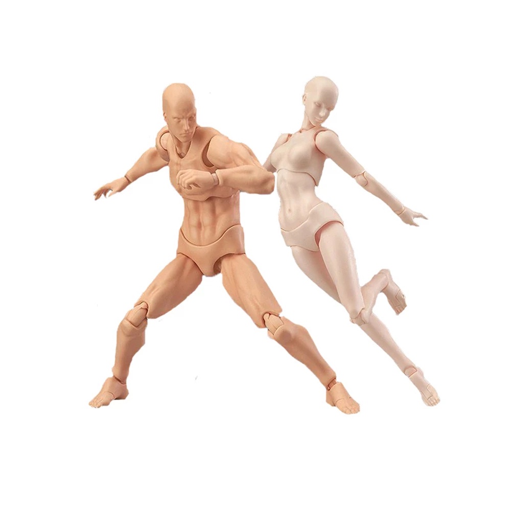 BERNARDO Anime Figure Action Figure Figurine Human Mannequin Drawing Figures Man and Woman For Artis