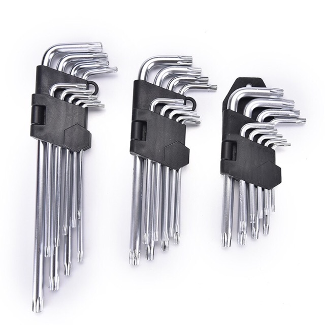 9 Pcs Allen Star Wrench Set Shopee Philippines