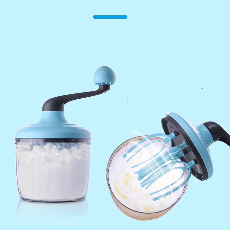 Manual Eggbeater Mixer Handcrank Egg Cream Whisk Kitchen Baking Supply