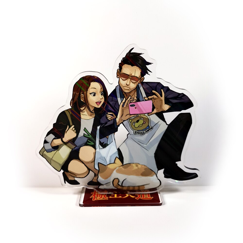 The Way Of The Househusband Gokushufudou Tatsu Miku Couple Acrylic Stand Figure Model Plate Holder Cake Topper Anime Shopee Philippines