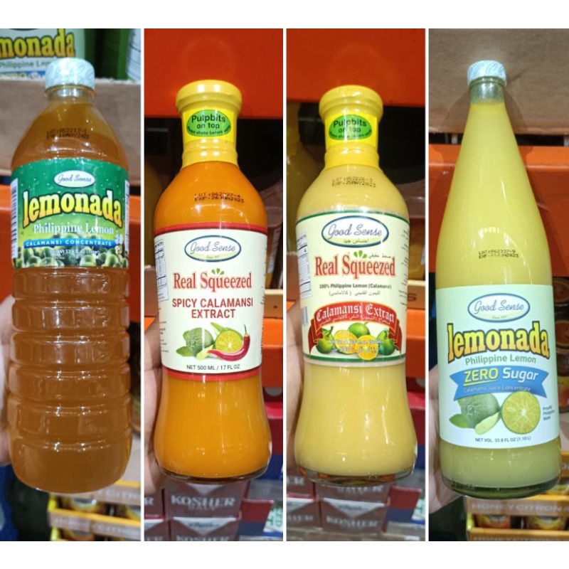 Good Sense Real Squeezed Calamansi Extract & Lemonada Lemon Calamansi