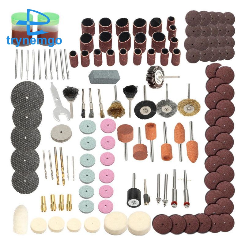 142Pcs Electric Grind Mini Rotary Power Drill Tool Accessory Kit Set XD