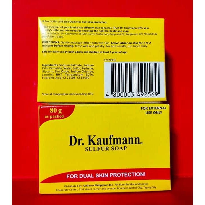 Dr. Kaufmann Medicated Sulfur Soap (80g) | Shopee Philippines