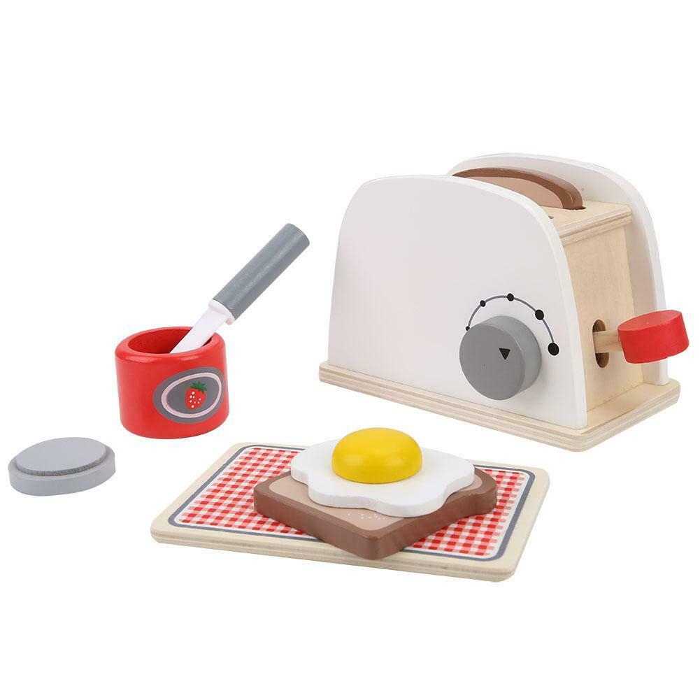 wooden toaster set