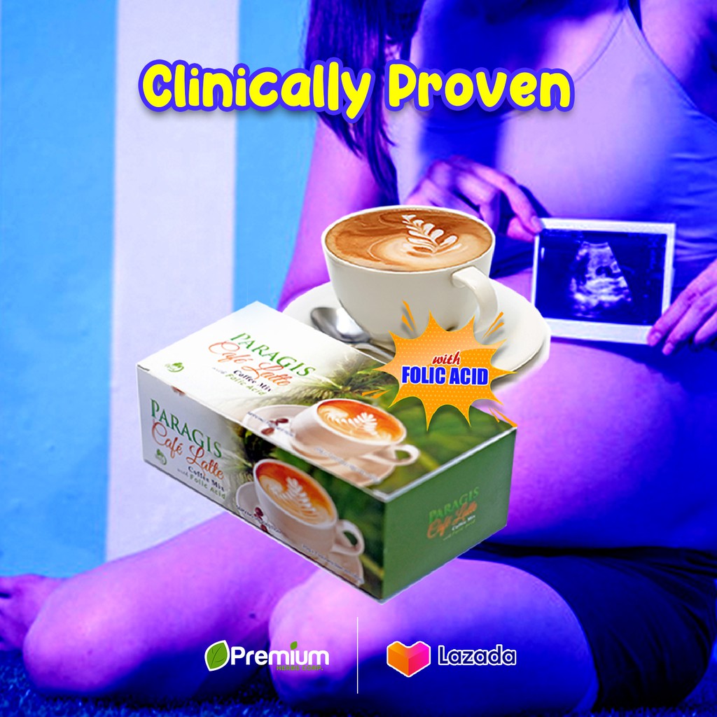 Cafe Latte Healthy Coffee Paragis with Folic Acid For Healthy Pregnancy
